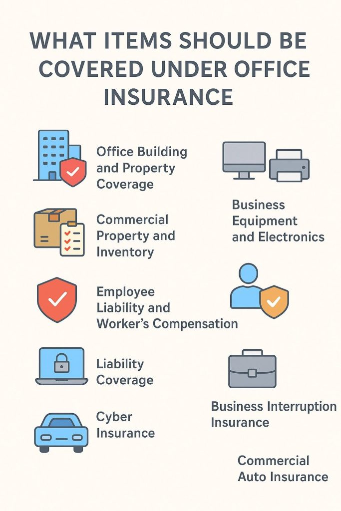 What should be covered in Office Insurance